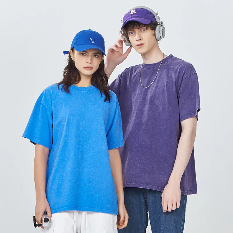 Heavyweight Washed Oversized Cotton T-Shirt ATHLEXES