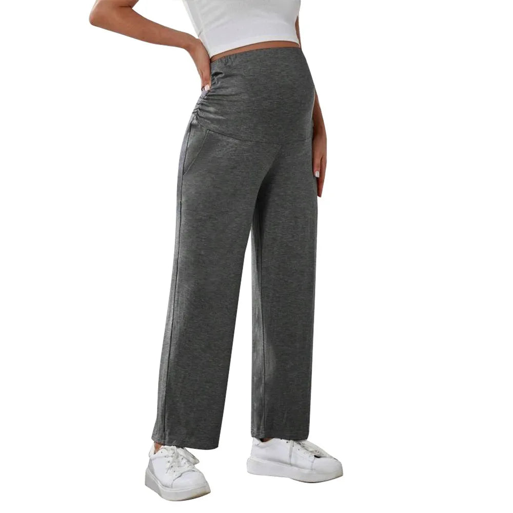 BellyFit Wide Leg Maternity Lounge Pants ATHLEXES