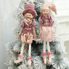 Elf Couple Plush Dolls: Festive Tree Ornaments ATHLEXES