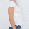 Maemukilabe Retro Kawaii Milkmaid Summer Crop Tee ATHLEXES