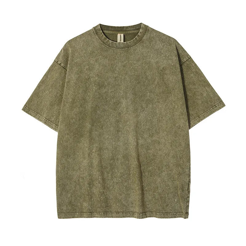 Heavyweight Washed Oversized Cotton T-Shirt ATHLEXES