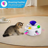 Electric Cat Toy with USB Charging, 360 Rotating, Interactive Puzzle, Intelligent Pet Items, Teasing Feather, Cat Supplies, Acce ATHLEXES