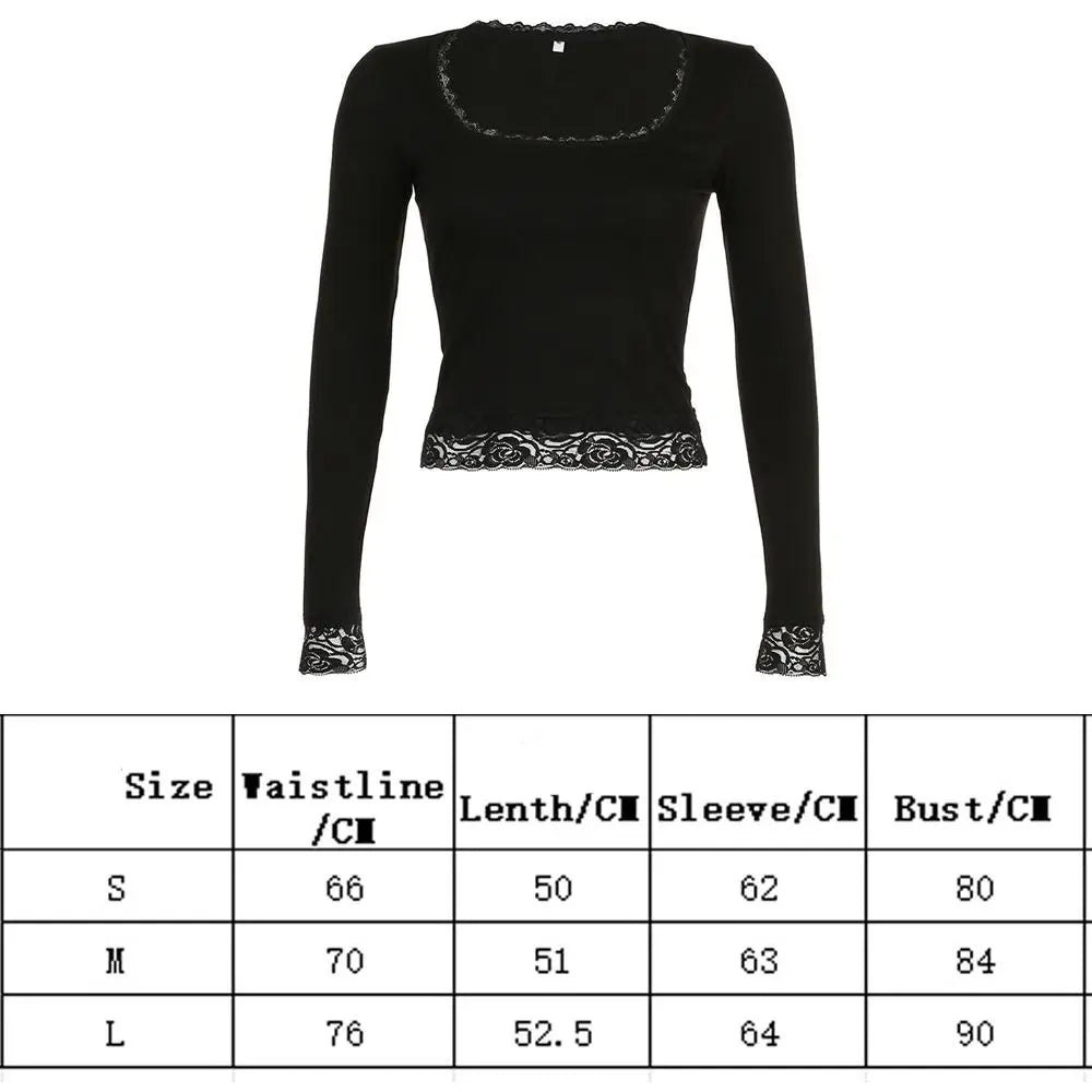 Lace Trim Slim Fit Crop Top for Summer Style ATHLEXES