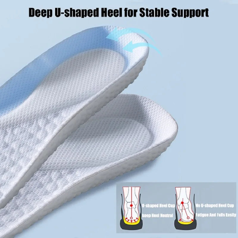 Bamboo Comfort Sport Insoles for Shock Absorption ATHLEXES