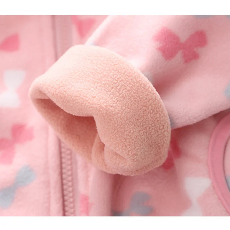 Cozy Chic Thickened Jacket for Girls' Winter Fun ATHLEXES