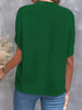 Chic V Neck Chiffon Blouse for Women ATHLEXES