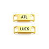 Luxury Personalized Shoe Lace Buckles with Engraved Text ATHLEXES