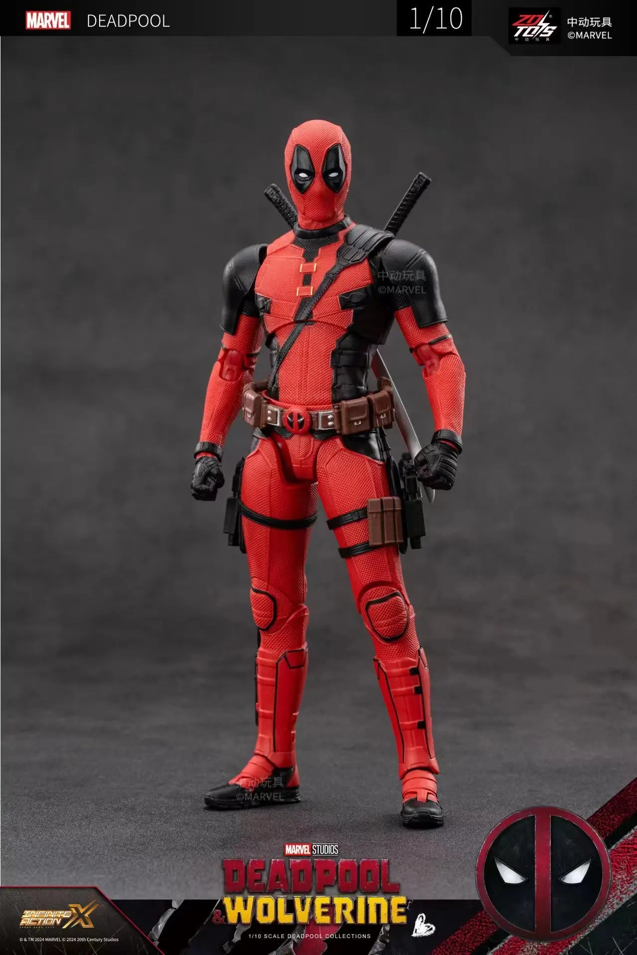 ZD Toys Deadpool & Wolverine Action Figures ATHLEXES