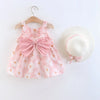Daisy Charm Big Bow Beach Dress for Girls ATHLEXES