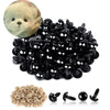 100pcs Mixed Size Plastic Safety Eyes for DIY Crochet Doll &Toy Accessories ATHLEXES