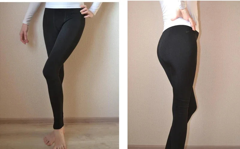 Velvet Luxe High Waist Winter Leggings for Women ATHLEXES