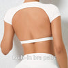 BreezeFit Backless Yoga Crop Top for Women ATHLEXES
