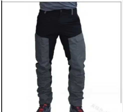 Men's Color-Blocking Outdoor Multi-Pocket Trousers ATHLEXES