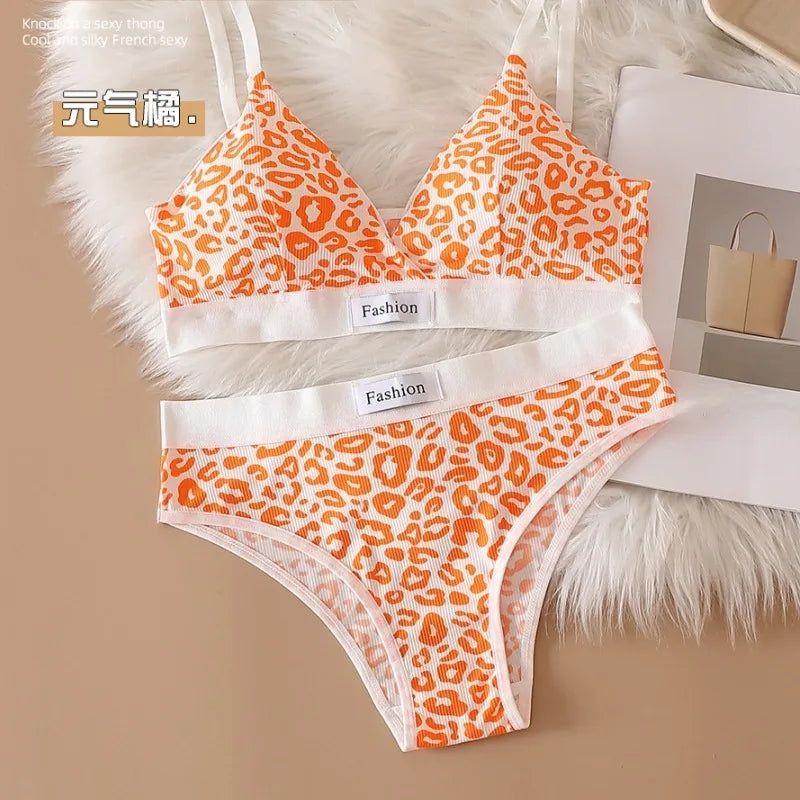 Leopard Luxe Seamless Bra and Brief Set ATHLEXES