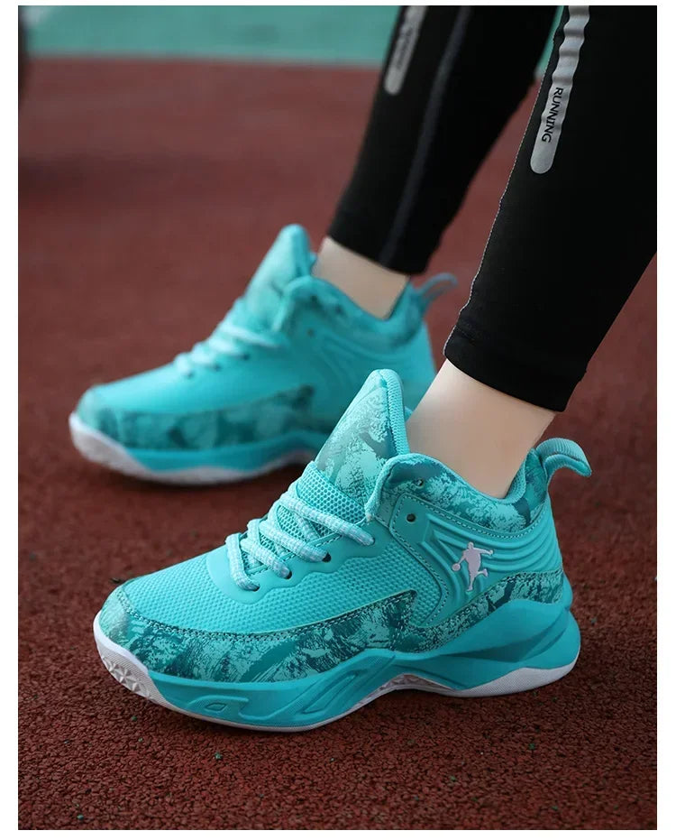 2024 Boys' Thick Sole Basketball Sneakers for Kids ATHLEXES