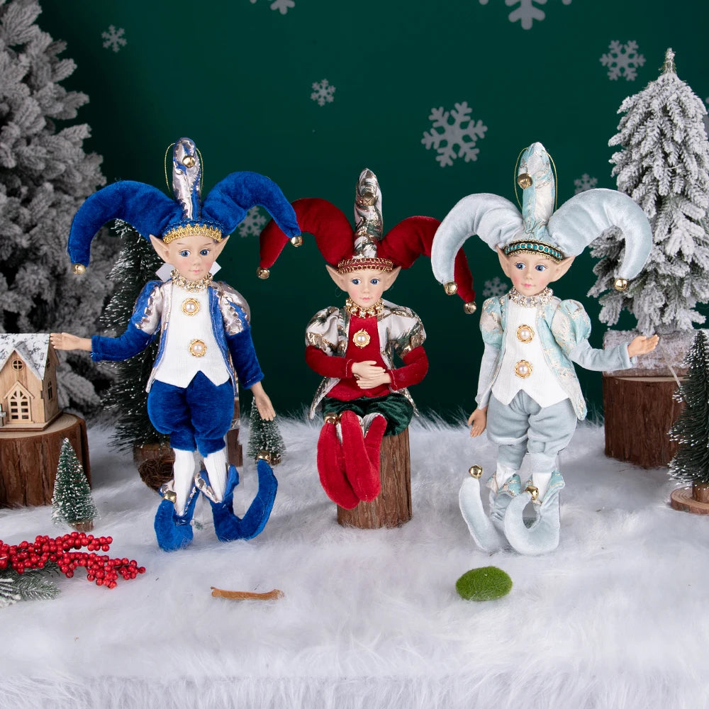 Festive Elf Plush Doll: Christmas Tree Ornament Gift ATHLEXES