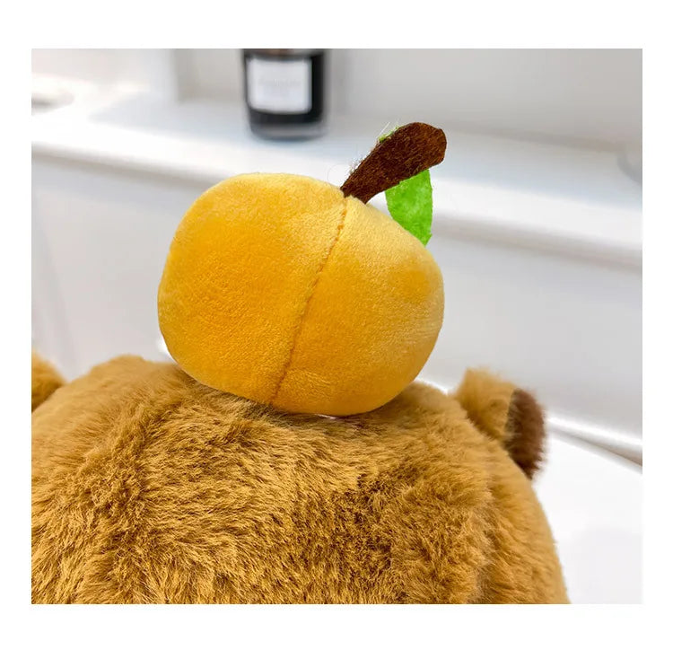 Kawaii Capybara Plush Backpack for Kids ATHLEXES