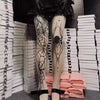 Gothic Spider Web Silk Tights for Alternative Fashion Women ATHLEXES