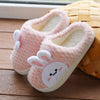 Cozy Rabbit Flip Flops for Kids - Warm Cotton Slippers ATHLEXES