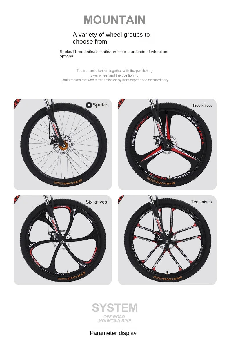 Chase 26 Inch Comfort Shock Absorber Mountain Bike ATHLEXES