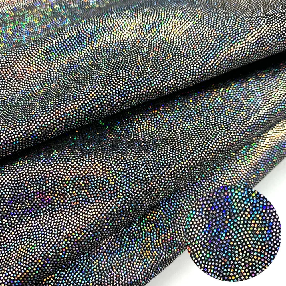 Iridescent Glitter Polyester Fabric for Crafts ATHLEXES