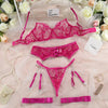 Luxe Floral Embroidery Lingerie Set ATHLEXES