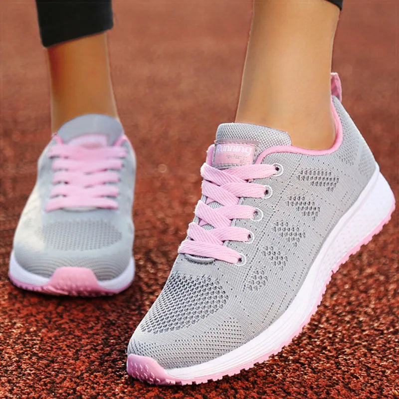 BreatheEasy Women's White Athletic Sneakers for Sport and Casual Wear ATHLEXES