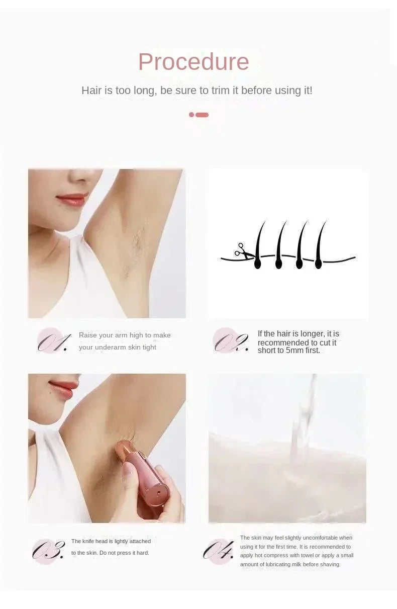 SilkSmooth Portable Lipstick Epilator ATHLEXES