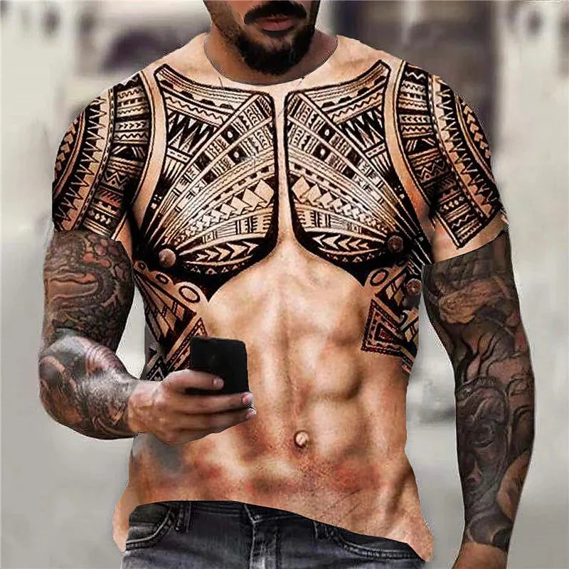 Urban Ink 3D Printed Oversized T-Shirt ATHLEXES