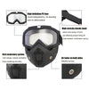 Ultimate UV400 Motorcycle Goggles with Mouthpiece ATHLEXES