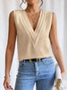 Elegant V Neck Multi-Layered Women's Vest Top ATHLEXES