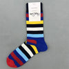 Happy Socks Men's Diamond Check Crew Socks for All Seasons ATHLEXES