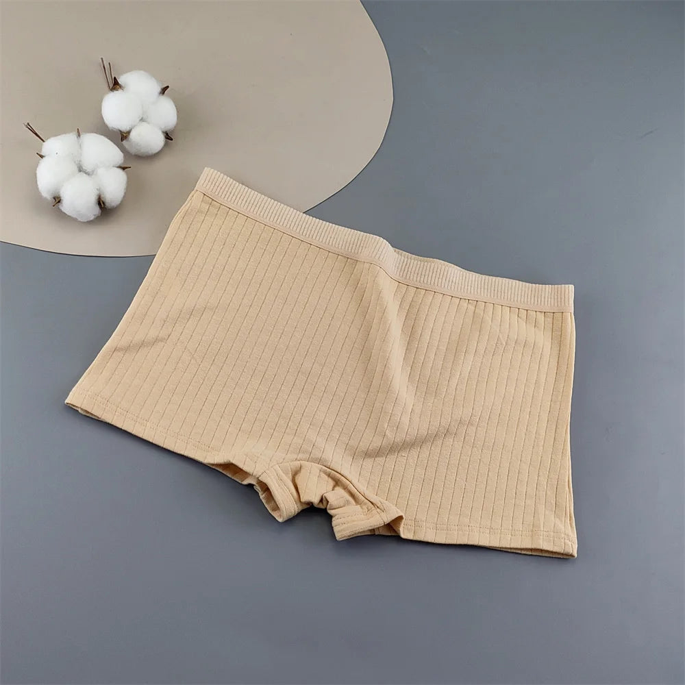 Cozy Cotton Ribbed Boyshorts Set for Women ATHLEXES