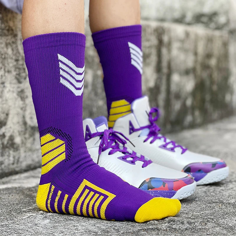 Elite Breathable Basketball Socks for Active Adults ATHLEXES