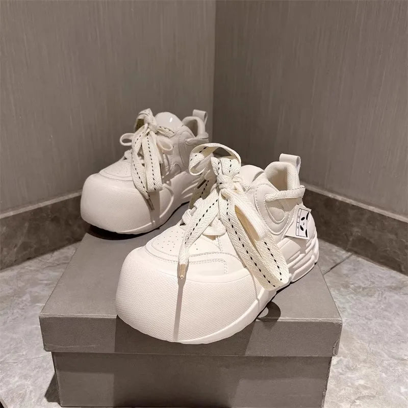 PandaStyle Luxe Leather Sneakers for Women ATHLEXES
