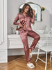Solid Long Sleeve Pajama Set ATHLEXES