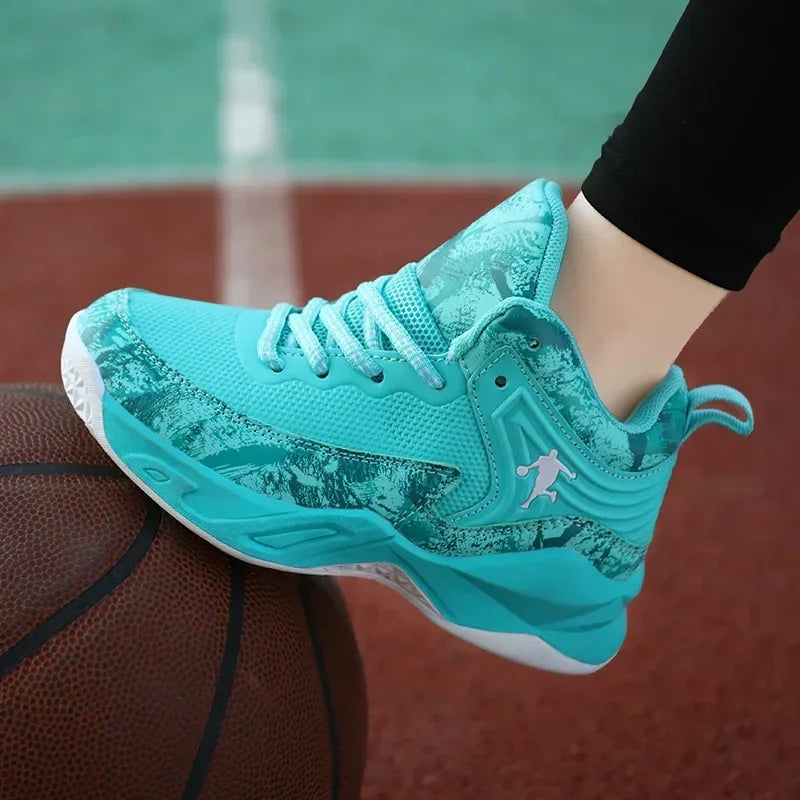 2024 Boys' Thick Sole Basketball Sneakers for Kids ATHLEXES