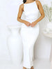 Chic Ruched Sleeveless Summer Dress ATHLEXES