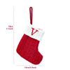 Festive Knitted Christmas Letter Stockings 2024 ATHLEXES