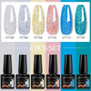 NailArt Pro 6pc UV Gel Polish Kit for Manicure ATHLEXES