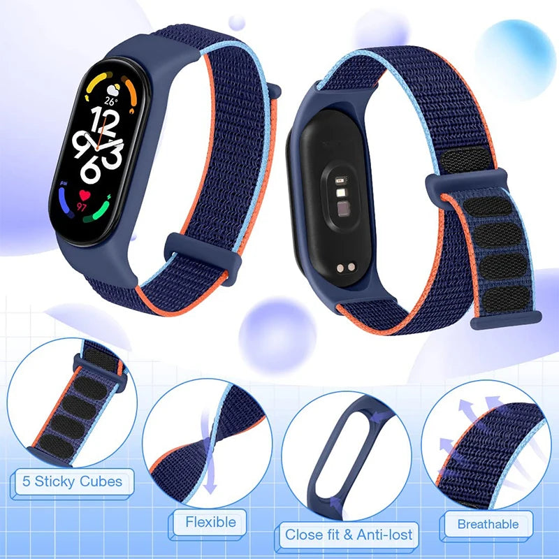 Nylon Sport Loop for Xiaomi Mi Band 7 ATHLEXES
