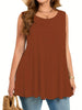 Plus Size Casual Crew Neck Sleeveless Tank Top ATHLEXES