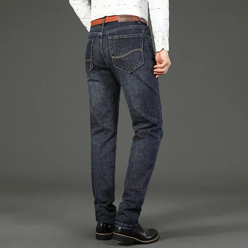 Wthinlee Men's Classic Stretch Denim Trousers ATHLEXES