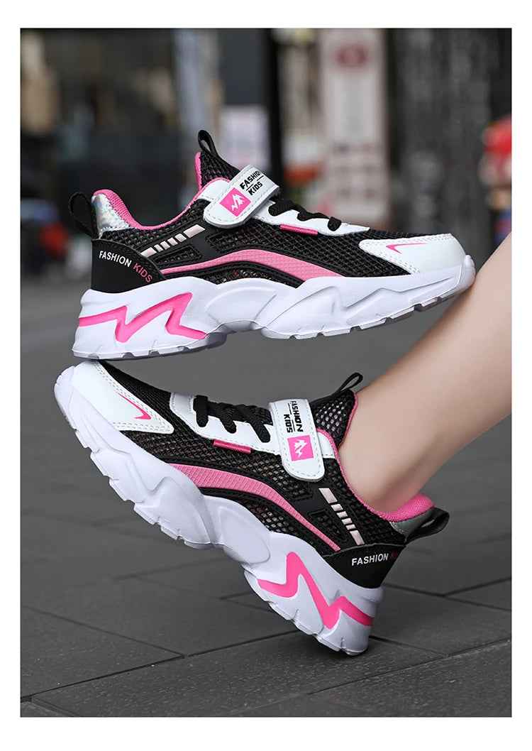 BreezeStep Kids Breathable Mesh Sneakers ATHLEXES
