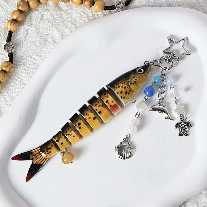 Catchy Fish Keychain for Fishing Enthusiasts ATHLEXES