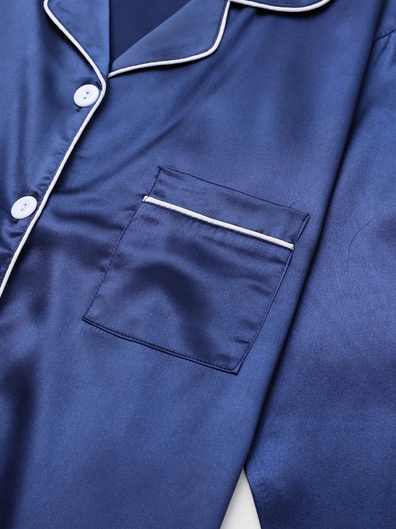 Solid Long Sleeve Pajama Set ATHLEXES