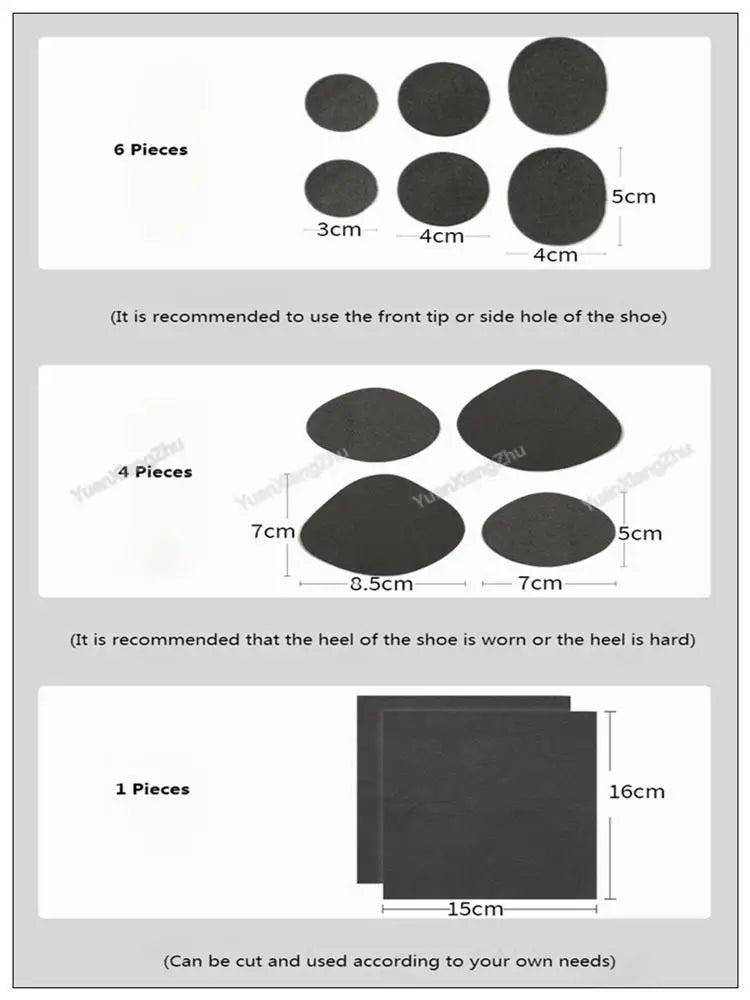 ShoeGuard Adhesive Heel Repair Patches ATHLEXES