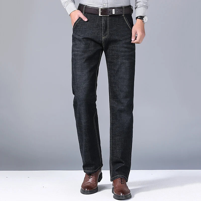 2024 Elite Stretch Loose Fit Denim Trousers for Men ATHLEXES
