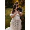 Boho Chic Maternity Photo Shoot Dress ATHLEXES