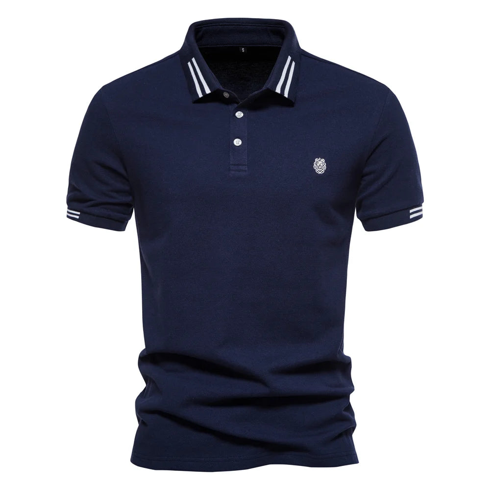 AIOPEON 100% Cotton Casual Men's Polo Shirt ATHLEXES